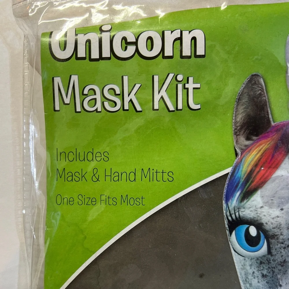 Unicorn Mask Kit with Hand Mitts
